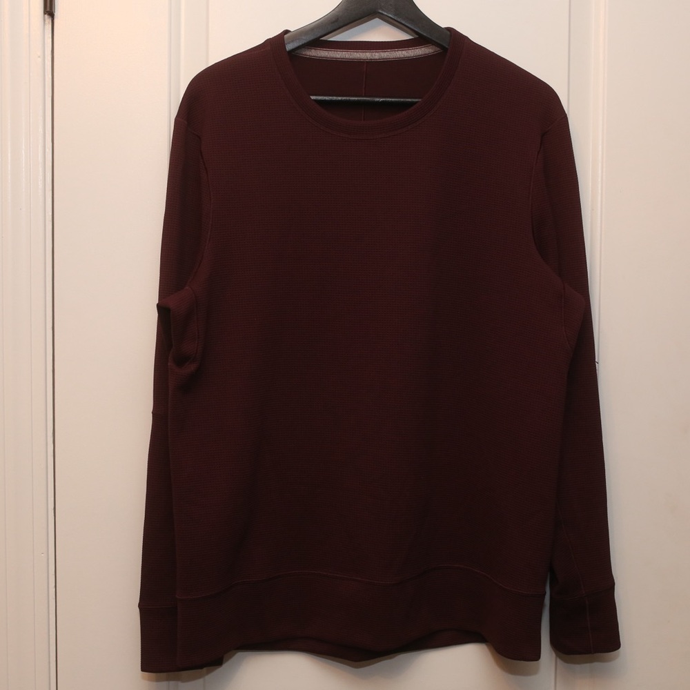 lululemon athletica Long Sleeve Tee - Deep Maroon